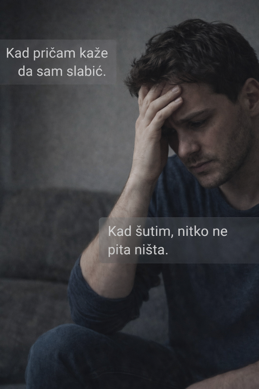 Zašto muškarci šute o svojim problemima?